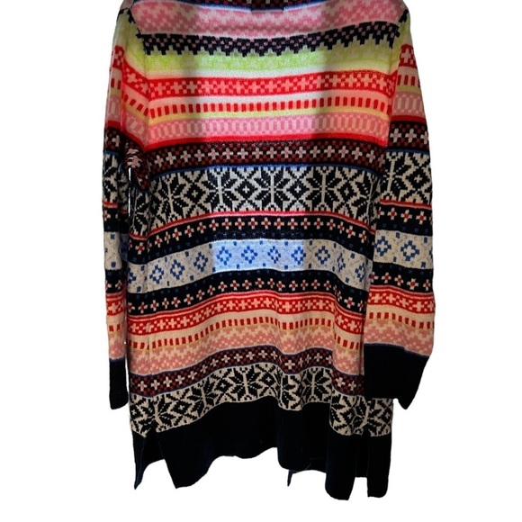 Old Navy Colorful Long Open Cardigan Size Large​​​​​​ - Picture 4 of 10